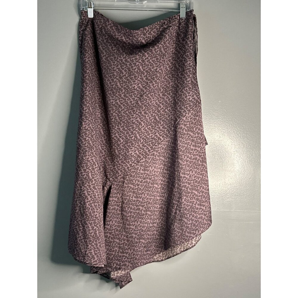 Boho Skirt Tie Waist Elastic Large Size Flowy Gypsy Festival Skirt L Cottagecore